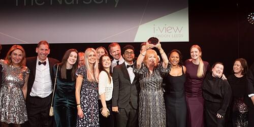 The Nursery picking up Best Place to Work at 2022 MRS Awards